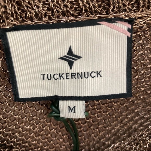 Tuckernuck Bronze Metallic Knit Indie Midi Dress-Brown-Women’s M-Party-Cocktail - Picture 8 of 16